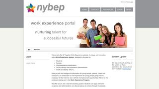 Welcome - NYBEP Work Experience System - Providing schools with ...