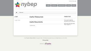 Resources - NYBEP Work Experience System - Providing schools with ...