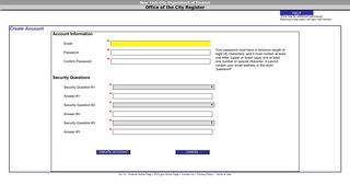NYC ID Account Registration - Acris - NYC.gov