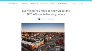 NYC Affordable Housing Lottery: An Easy Guide | Naked Apartments