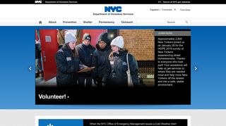 Welcome to Department of Homeless Services - DHS - NYC.gov