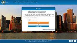 The Teachers' Retirement System of the City of New York - TRS
