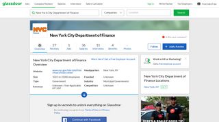 Working at New York City Department of Finance | Glassdoor