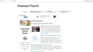 Employee Payroll: Nyc Doe Employee Payroll Portal
