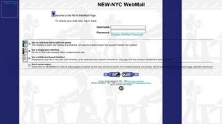 NEW-NYC WebMail Login