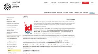 idNYC | The New York Public Library - NYPL