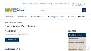 Learn About Enrollment - schools.NYC.gov
