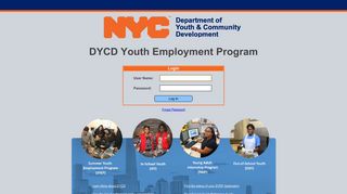 DYCD Youth Employment Program - Login