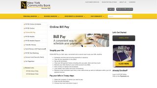 Online Bill Pay - New York Community Bank