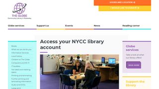 Access your NYCC library account - The Globe Library, Stokesley