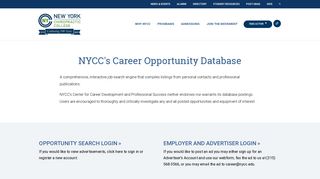 Career Opportunities Database - New York Chiropractic College