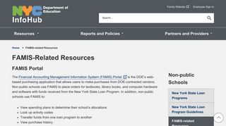 FAMIS-related Resources - InfoHub
