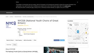 NYCGB (National Youth Choirs of Great Britain) | MUSIC:ED