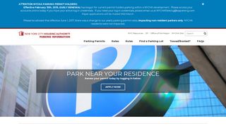 NYCHA Parking | New York City Housing Authority Parking Information