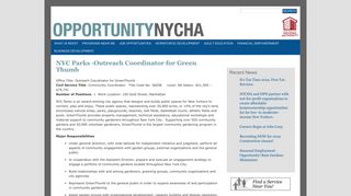 NYC Parks -Outreach Coordinator for Green Thumb ...