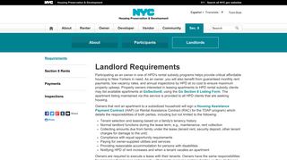 HPD - Section 8 - Landlords - NYC.gov