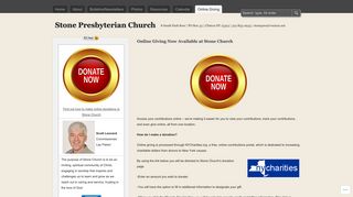 Online Giving Now Available at Stone Church | Stone Presbyterian ...