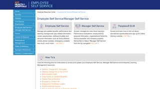 Employee Self Service / Manager Self Service - NYC Health ...