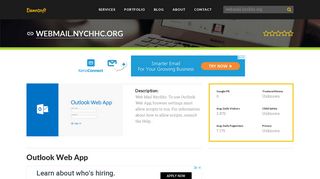 Welcome to Webmail.nychhc.org - Outlook Web App