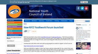 New NYCI Youthwork Forum launched | National Youth Council of ...