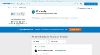 Comenity 388 Reviews (with Ratings) | ConsumerAffairs
