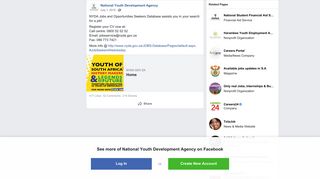 NYDA Jobs and Opportunities Seekers... - National Youth ... - Facebook