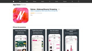Nykaa – Makeup/Beauty Shopping on the App Store - iTunes - Apple