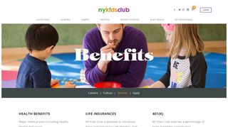 Benefits - NY Kids Club