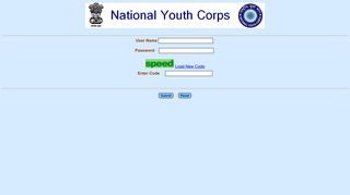 Ministry of Youth Affairs & Sports : Login - NYKS