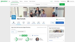 New York Life Insurance Agent Reviews | Glassdoor