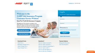 AARP/NYL Login - New York Life Insurance Company