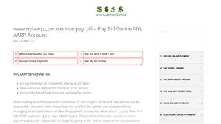 www.nylaarp.com/service pay bill - Pay Bill Online NYL AARP Account ...