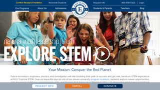 National Youth Leadership Forum: Explore STEM | Envision Middle ...