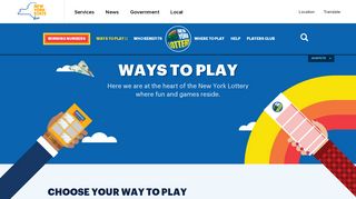 Ways To Play | New York Lottery - NY Lottery