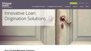 Mortgage Builder | Loan Origination Software (LOS)