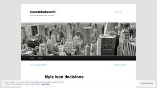 Nylx loan decisions | bucetekukewoh