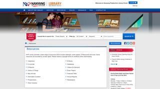 Resources - NYP Library Portal - Nanyang Polytechnic
