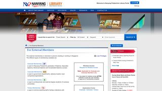 For External Members - NYP Library Portal - Nanyang Polytechnic