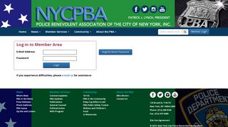 NYC PBA - Login