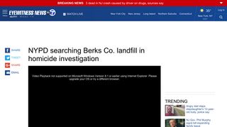 NYPD searching Caernarvon Township, Berks County landfill in ...