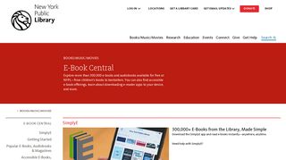 E-Book Central | The New York Public Library