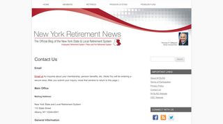 Contact NYSLRS – New York Retirement News