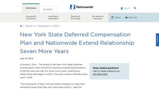 New York State Deferred Compensation Plan - Nationwide