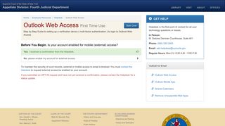 Outlook Web Access - NYS AD4 Employee IT Helpdesk External Email ...