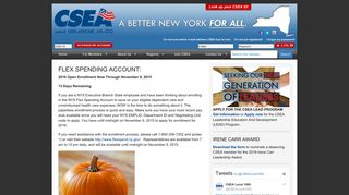 Flex Spending Account: - CSEA Local 1000, AFSCME, AFL-CIO