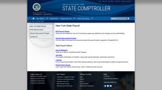 New York State Payroll - Office of the State Comptroller