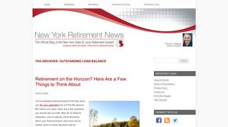 outstanding loan balance Archives - New York Retirement News