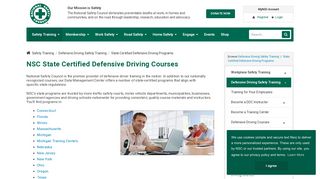 State Certified Defensive Driving Programs - National Safety Council