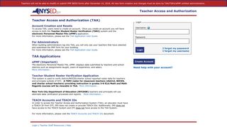Teacher Authorization and Authentication