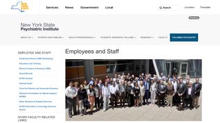 Employees and Staff | New York State Psychiatric Institute